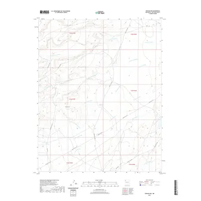 2020 Map of Tsin-nas-kid, 2020 Print