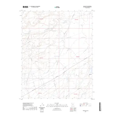 2023 Map of Tsin-nas-kid, 2023 Print