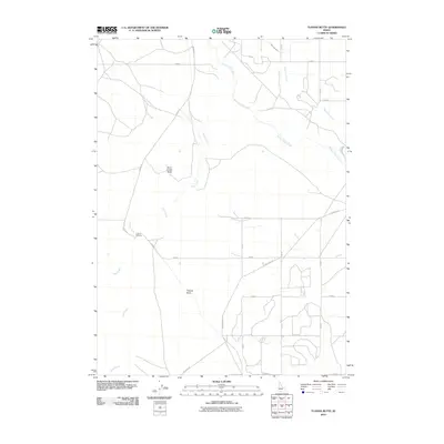 2010 Map of Tuanna Butte, 2010 Print