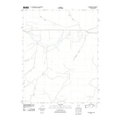 2010 Map of Tub Spring, 2010 Print