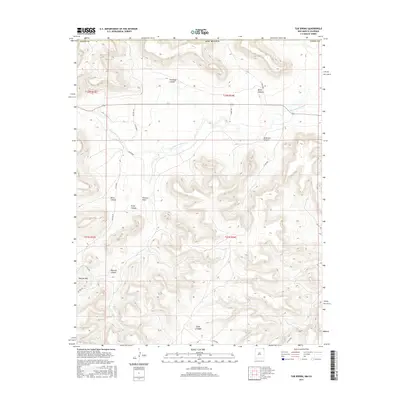 2017 Map of Tub Spring, 2017 Print