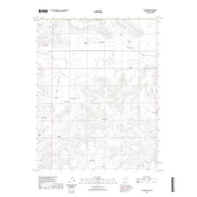 2020 Map of Tub Spring, 2020 Print
