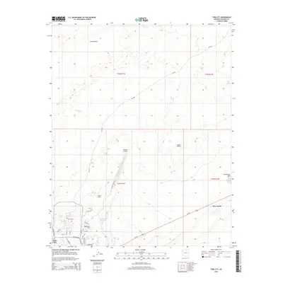 2014 Map of Tuba City, 2014 Print