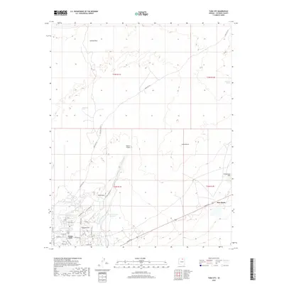 2018 Map of Tuba City, 2018 Print