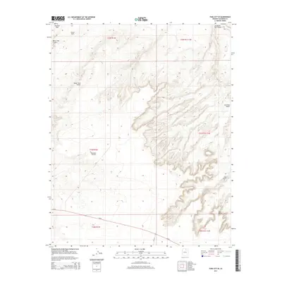 2014 Map of Tuba City SE, 2014 Print