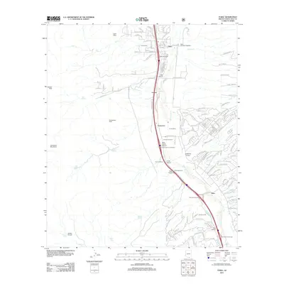 2012 Map of Tubac, 2012 Print