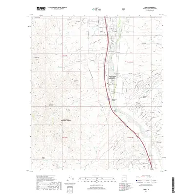2018 Map of Tubac, 2018 Print
