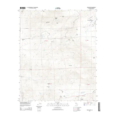 2015 Map of Tubb Canyon, 2015 Print