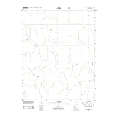 2011 Map of Tubs Springs, 2011 Print