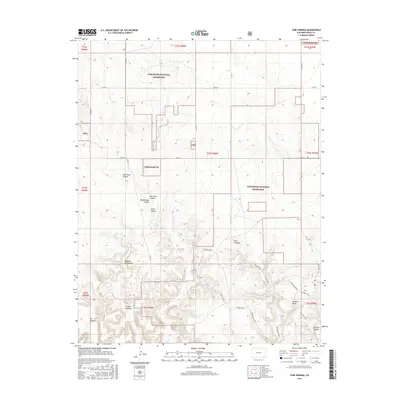 2016 Map of Tubs Springs, 2016 Print