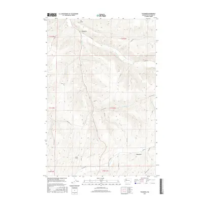 2017 Map of Tucannon, 2017 Print