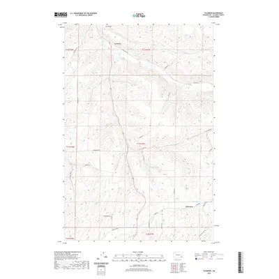 2020 Map of Tucannon, 2020 Print