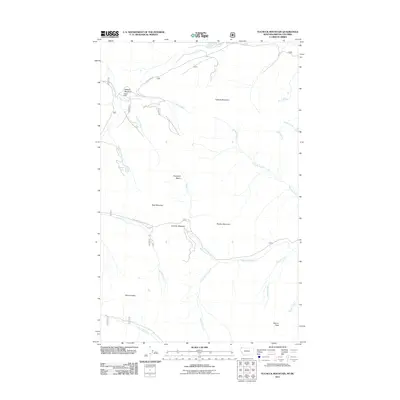 2011 Map of Tuchuck Mountain, 2011 Print