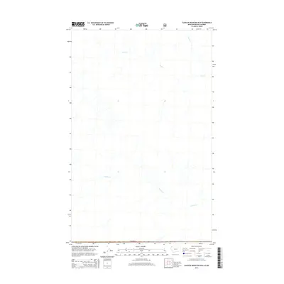 2014 Map of Tuchuck Mountain OE N, 2014 Print