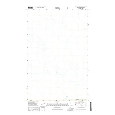 2017 Map of Tuchuck Mountain OE N, 2017 Print