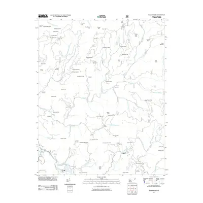 2011 Map of Tuckasegee, 2011 Print