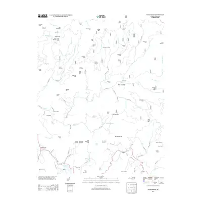 2013 Map of Tuckasegee, 2013 Print