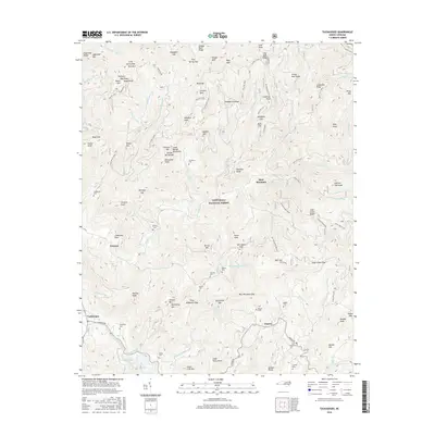 2016 Map of Tuckasegee, 2016 Print