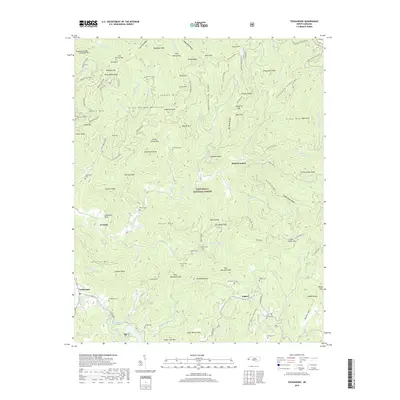2019 Map of Tuckasegee, 2019 Print