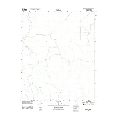2011 Map of Tuckayou Spring, 2011 Print