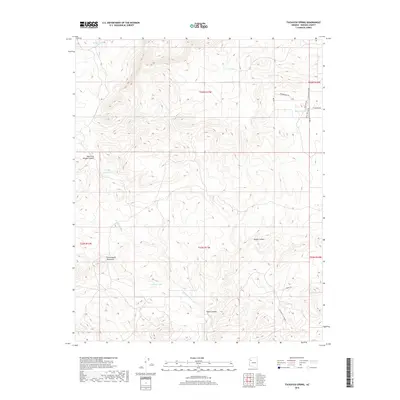2018 Map of Tuckayou Spring, 2018 Print