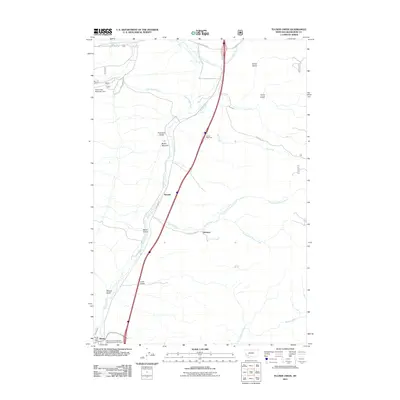 2011 Map of Tucker Creek, 2011 Print