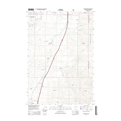 2014 Map of Tucker Creek, 2014 Print