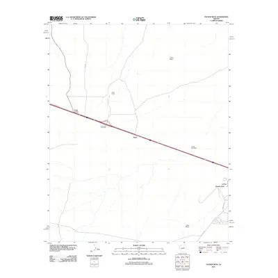 2011 Map of Tucker Mesa, 2011 Print