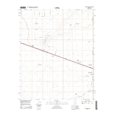 2014 Map of Tucker Mesa, 2014 Print
