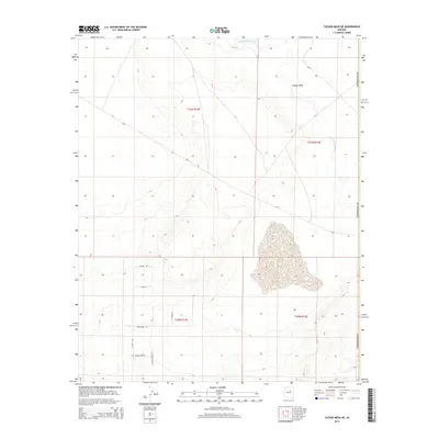 2014 Map of Tucker Mesa NE, 2014 Print