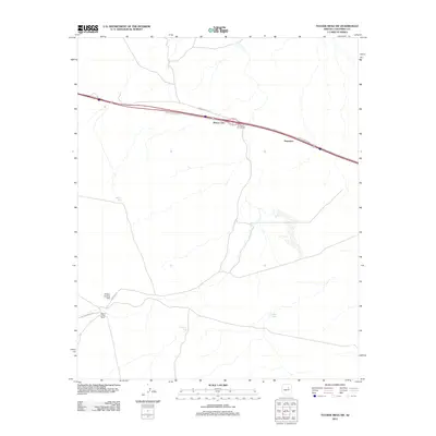 2011 Map of Tucker Mesa SW, 2011 Print