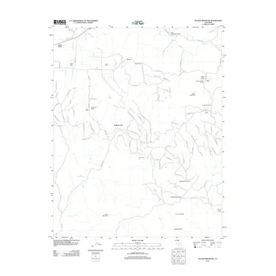 2012 Map of Tucker Mountain, 2012 Print