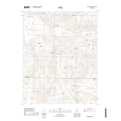 2018 Map of Tucker Mountain, 2018 Print