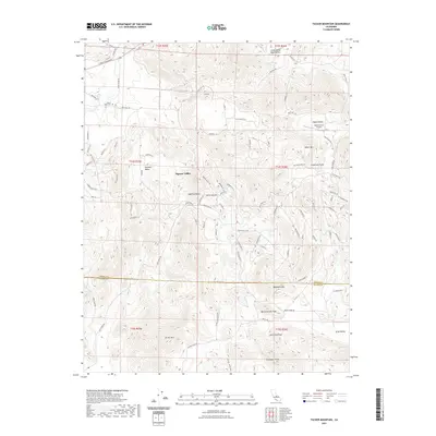 2021 Map of Tucker Mountain, 2021 Print