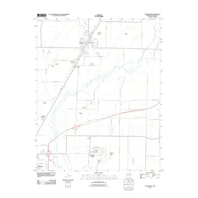 2011 Map of Tuckerman, 2011 Print
