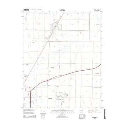 2014 Map of Tuckerman, 2014 Print