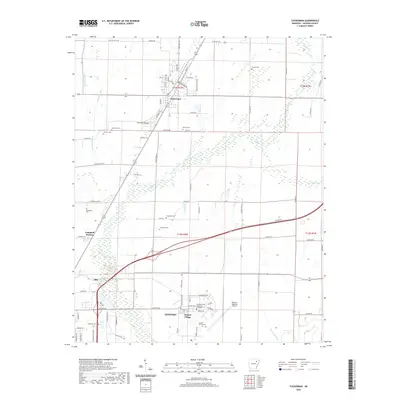 2020 Map of Tuckerman, 2020 Print