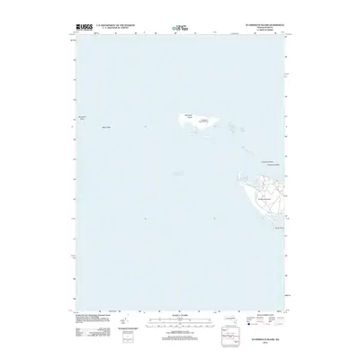2012 Map of Tuckernuck Island, 2012 Print