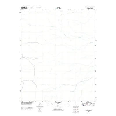 2012 Map of Tucki Wash, 2012 Print