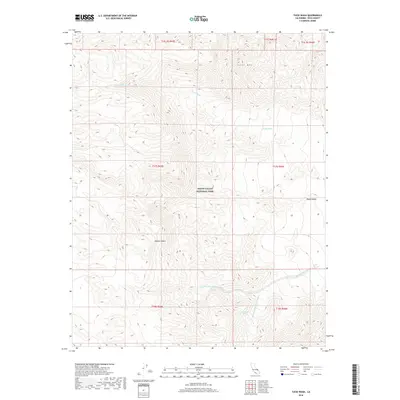 2018 Map of Tucki Wash, 2018 Print