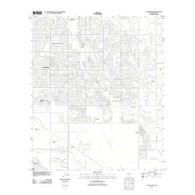 2011 Map of Tucson East, 2011 Print
