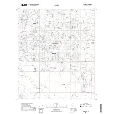 2018 Map of Tucson East, 2018 Print