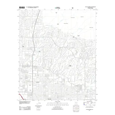 2011 Map of Tucson North, 2011 Print