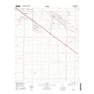 2014 Map of Tucson SE, 2014 Print