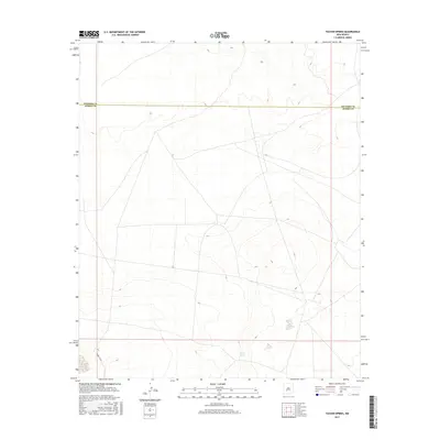 2017 Map of Tucson Spring, 2017 Print