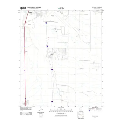 2011 Map of Tucson SW, 2011 Print