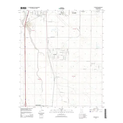 2014 Map of Tucson SW, 2014 Print