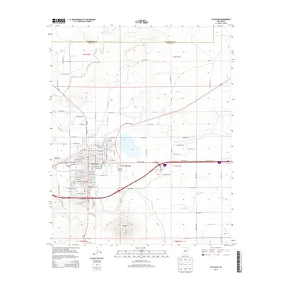 2013 Map of Tucumcari, 2013 Print