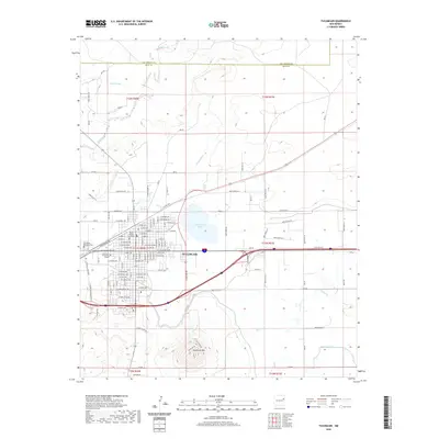 2020 Map of Tucumcari, 2020 Print