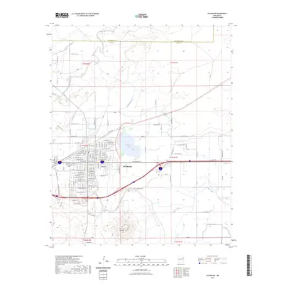 2023 Map of Tucumcari, 2023 Print